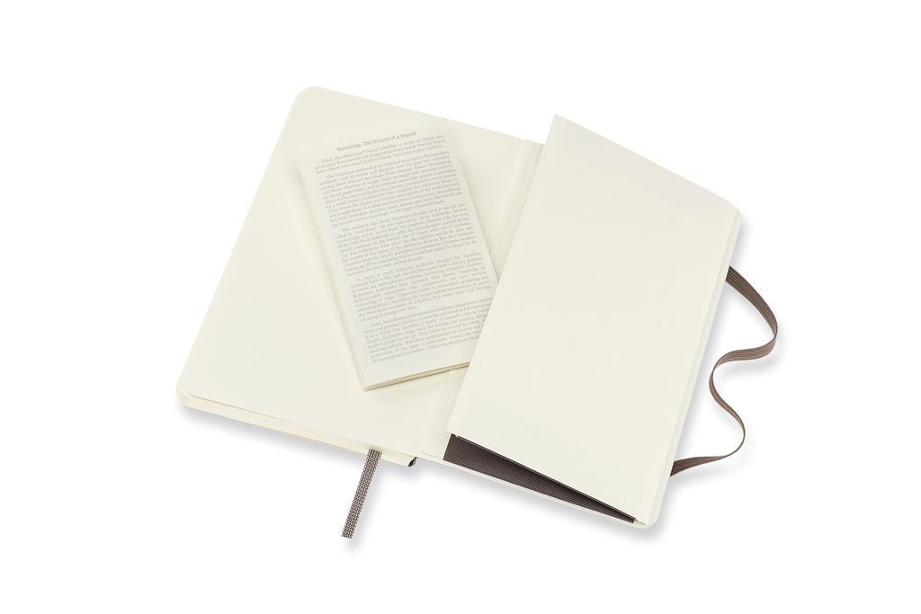Moleskine Notizbuch Classic Collection A6 Pocket (9x14) - mit weichem Einband - 70g-Papier - Blanko - Erdbraun