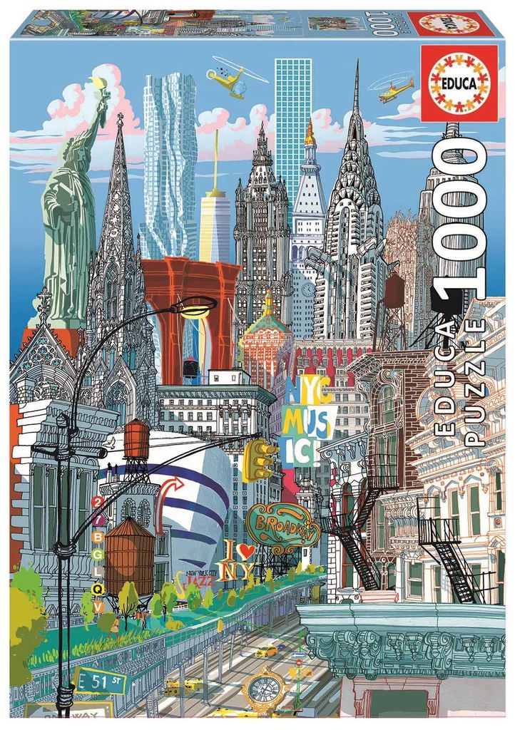 Educa - New York 1000 Teile City Puzzle