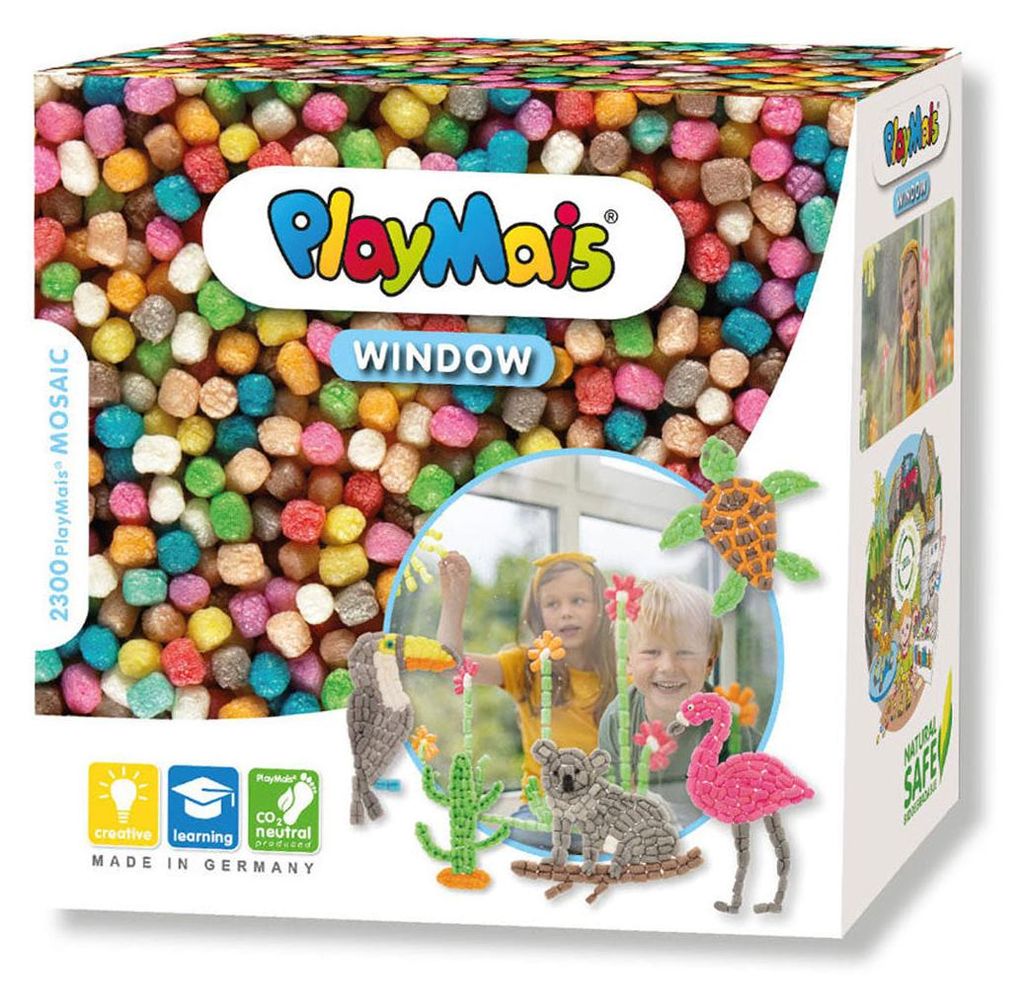 PlayMais Window Mosaic - Dieren, 2300dlg.