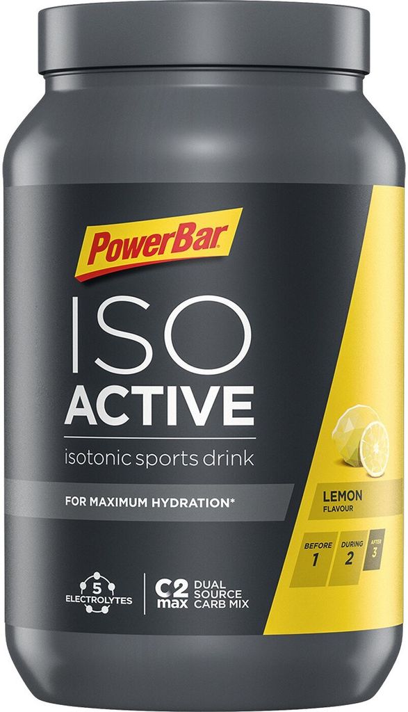 Powerbar Isoactive (1320g) Lemon - Energie & Ausdauer - Elektrolyte