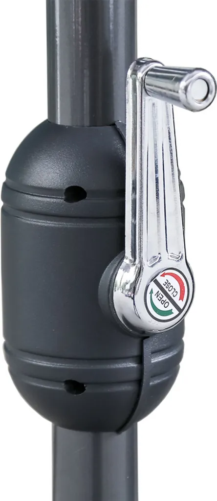 Ombrellone Karpal 3,5 m 3 m Ombrellone da giardino idrorepellente UV40+ con manovella