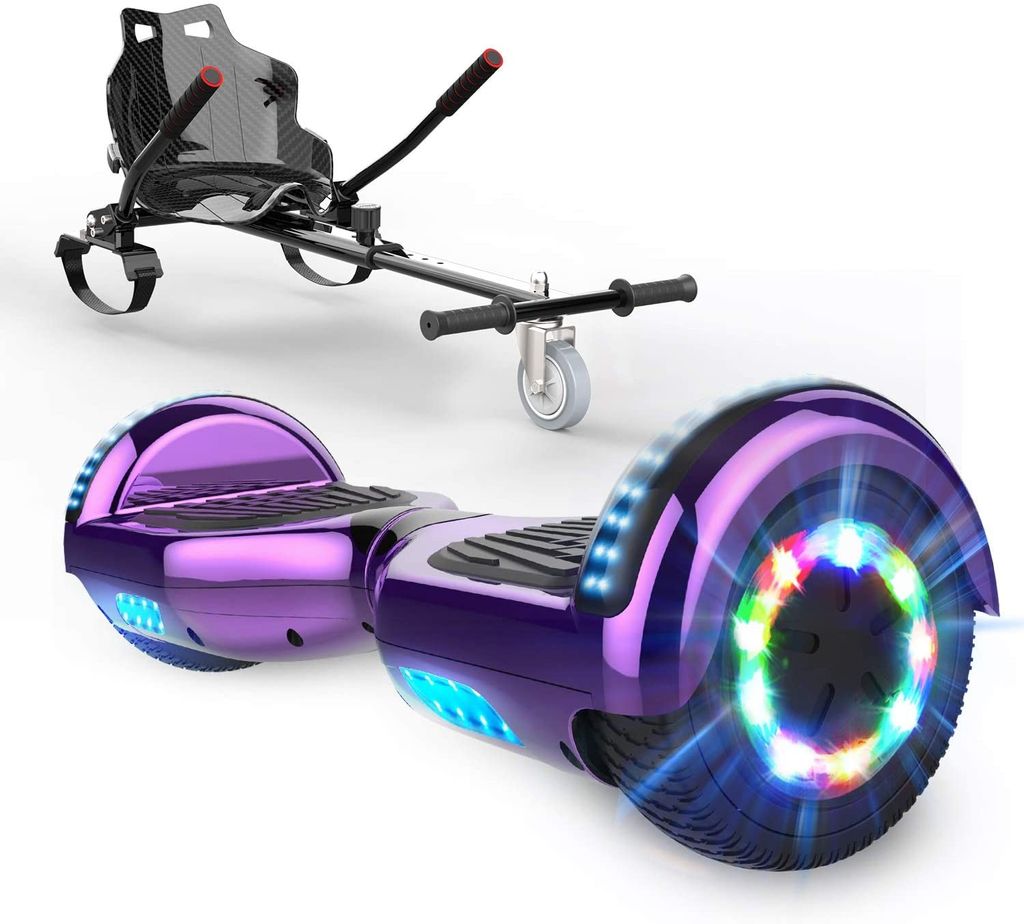 Hoverboard Gold 6,5 Zoll Elektro Scooter Bluetooth LED ElektroRoller Für Kinder 