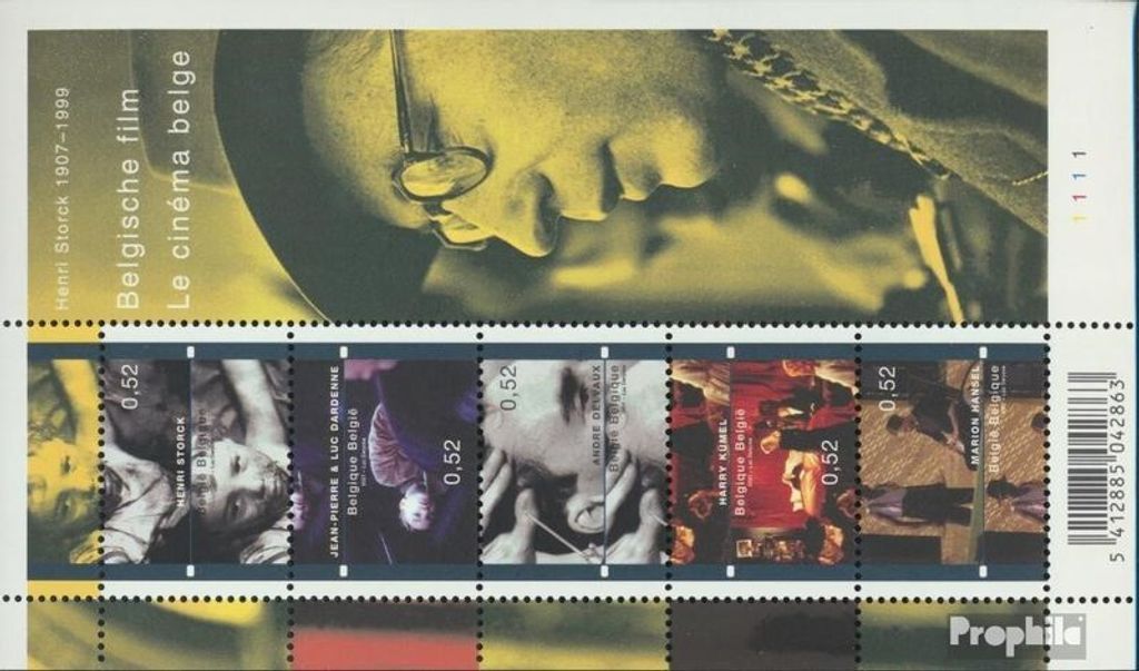 Briefmarken Belgien 2007 Mi Block122 (kompl.Ausg.) postfrisch Henri Storck
