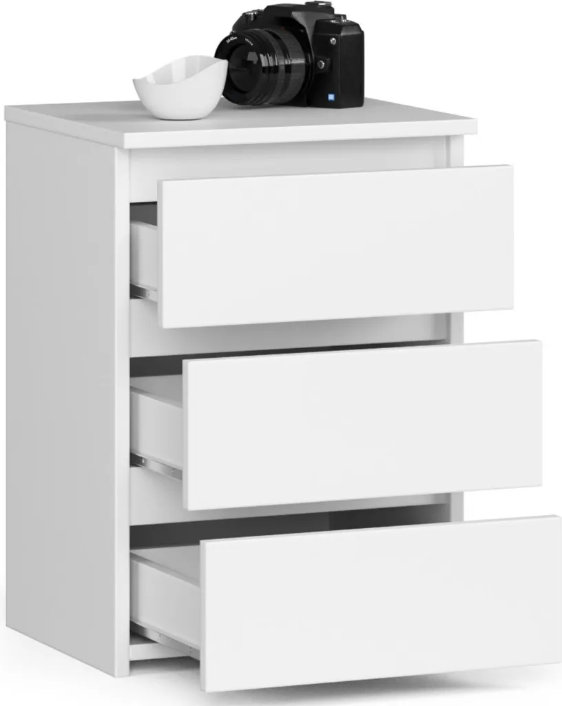 Petit meuble de rangement blanc pour éliminer le désordre de l'entrée