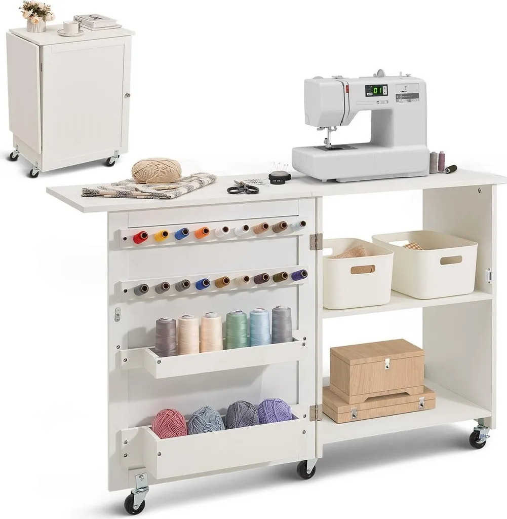 Table de couture pliante pour ranger votre matériel sans encombrer