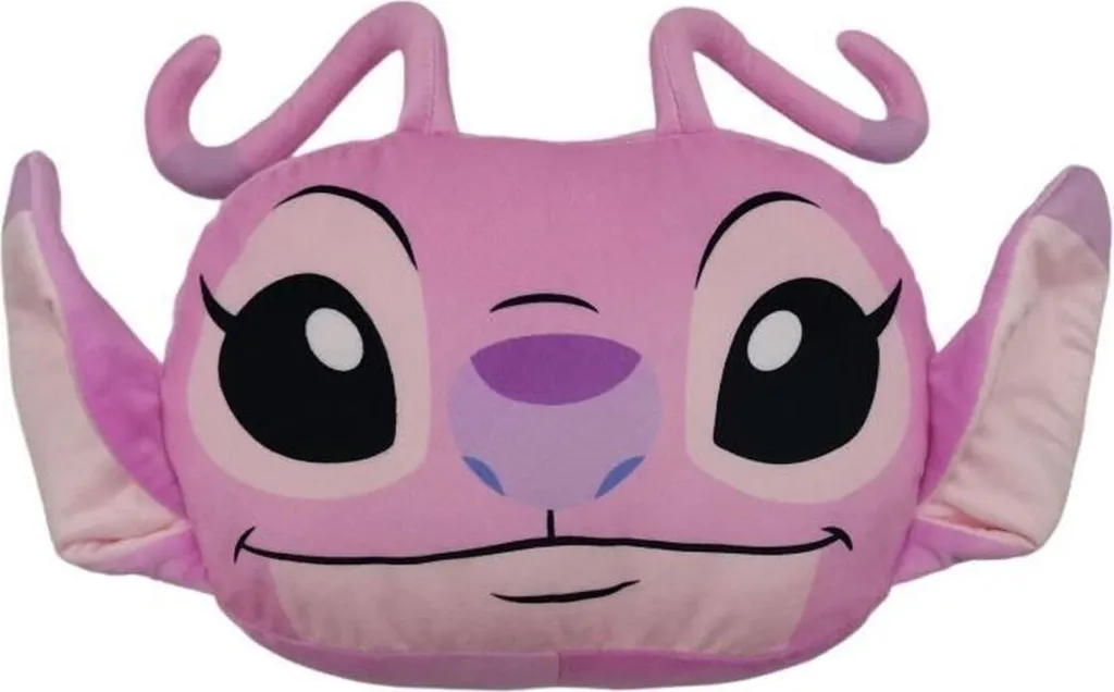 Coussin Stitch Rose Moelleux en Polyester - Finition Douce et Lavable