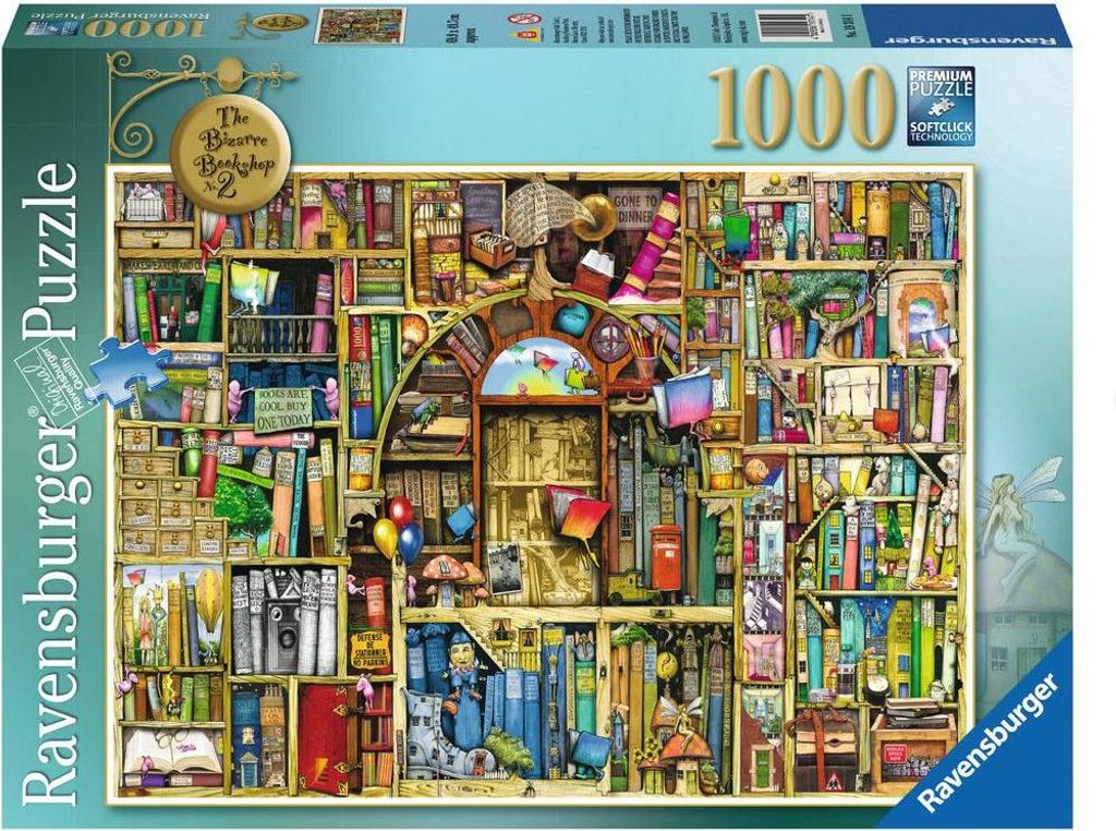 Ravensburger Colin Thompson - The Bizarre Bookshop, 1000 Obrázok produktu 