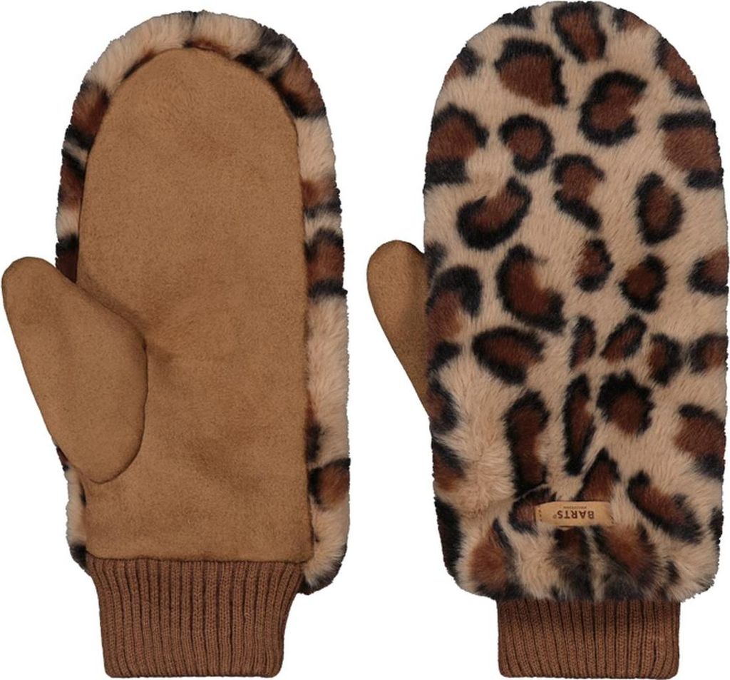 BARTS Fur Mitts PRINT BROWN PRINT BROWN S/M
