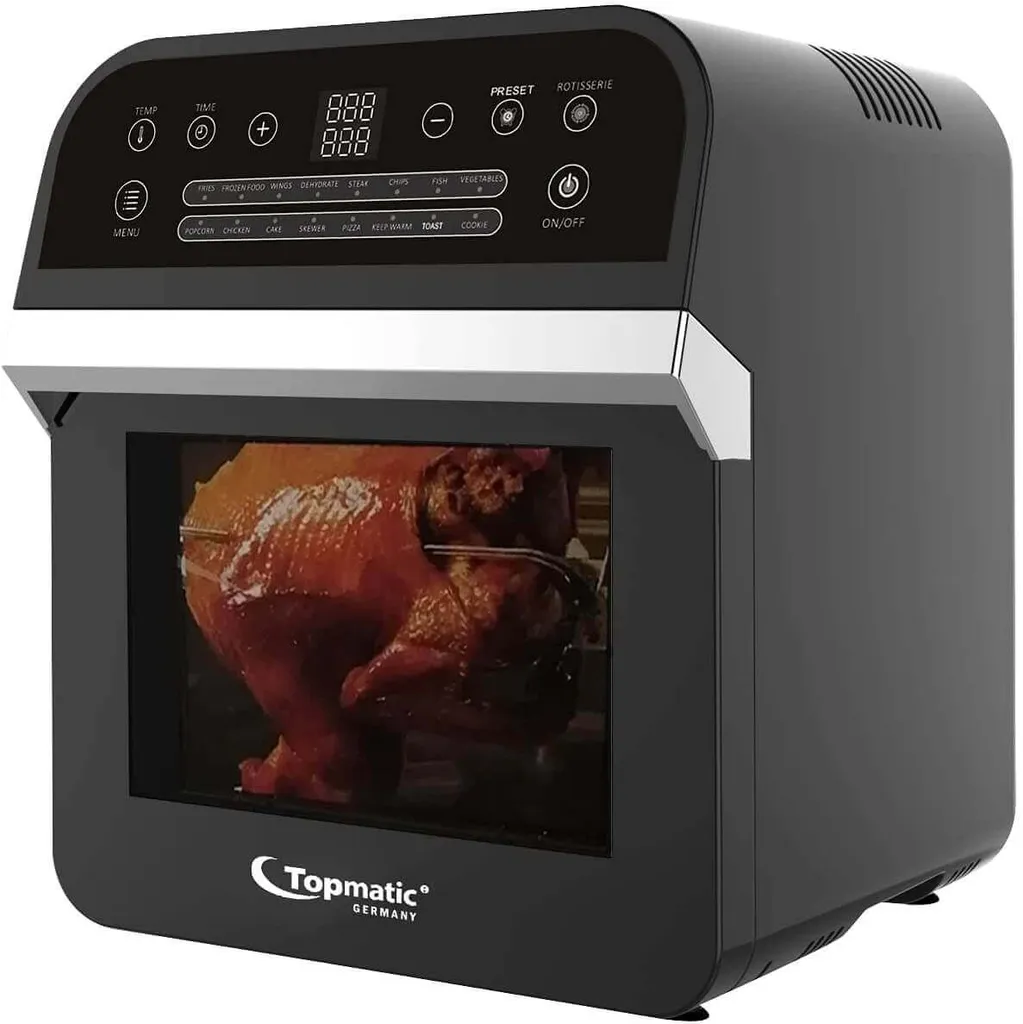Recensione Topmatic XXL 12L Friggitrice ad Aria Calda 1600W DAF-1601.12LB