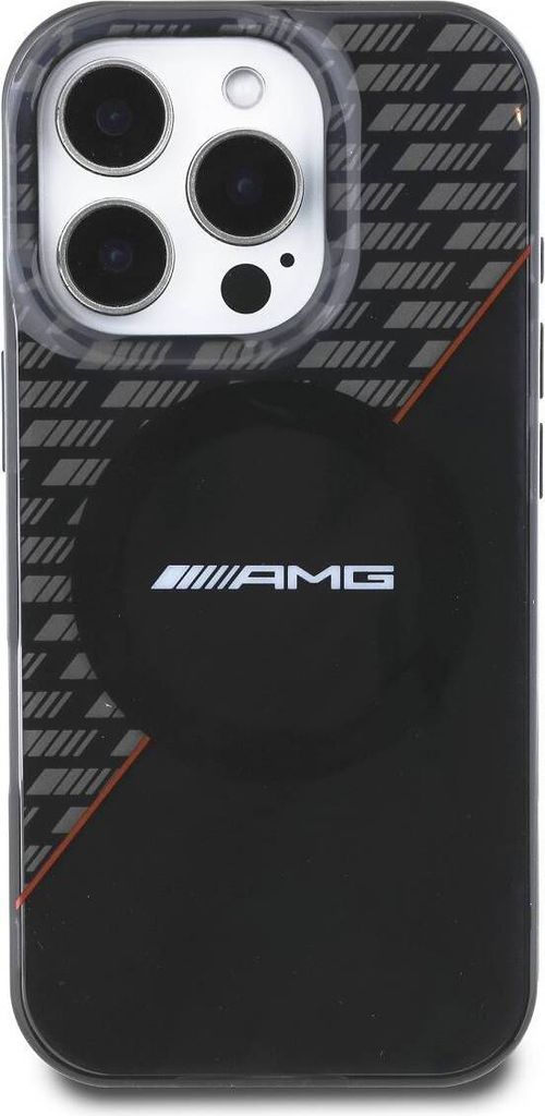 AMG iPhone 16 Pro Max Back cover case - Double layer - Magsafe - Black