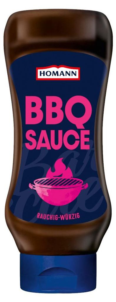 Homann Barbecue Sauce kouřová pikantní příchuť láhev 430ml Obrázek produktu 