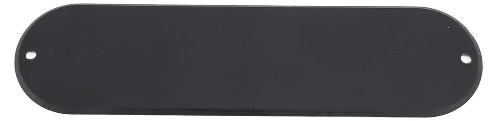 Standard-Blende Rückplatte (32 mm breit) ohne Bohrung, Kunststoff-Blende für E-Gitarren, passend für Telecaster