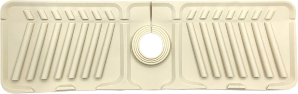 Wasserhahnmatte, multifunktionale Spülbecken-Entwässerungsmatte, Arbeitsplattenschutz, spritzwassergeschütztes Pad aus Silikon für die Küche