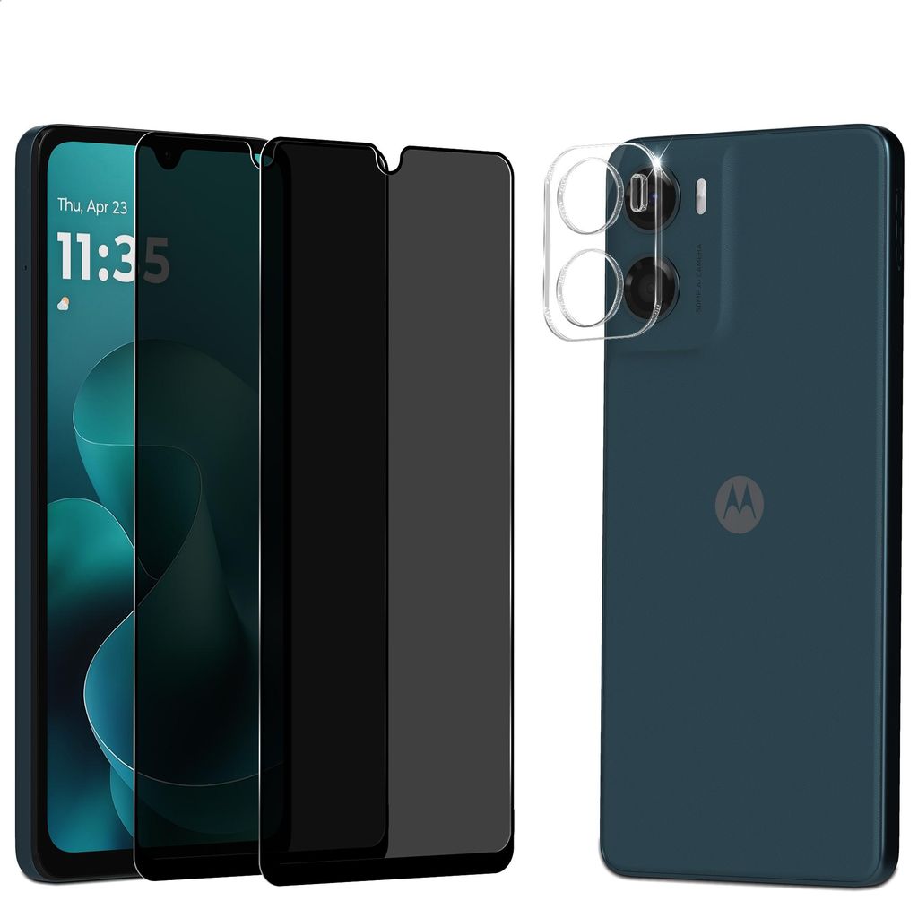 2-Pack Motorola Moto G06 Privacy Displayschutzfolie & Produktbild 