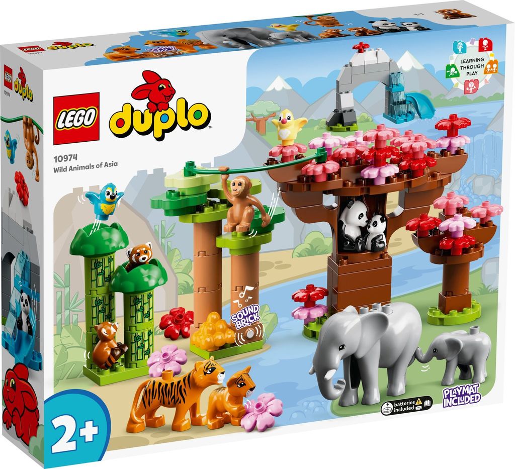 LEGO 10974 DUPLO: Set de juego "Animales salvajes de Asia" Imagen del producto 