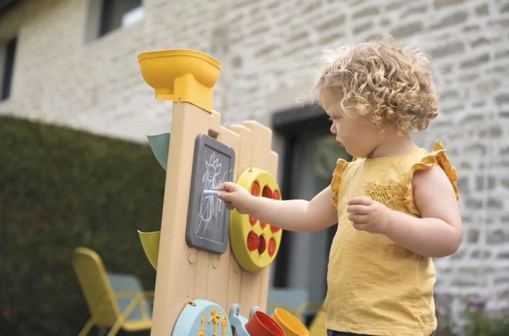 Mur d'activités Smoby traité anti-UV avec circuit d'eau modulable - 6