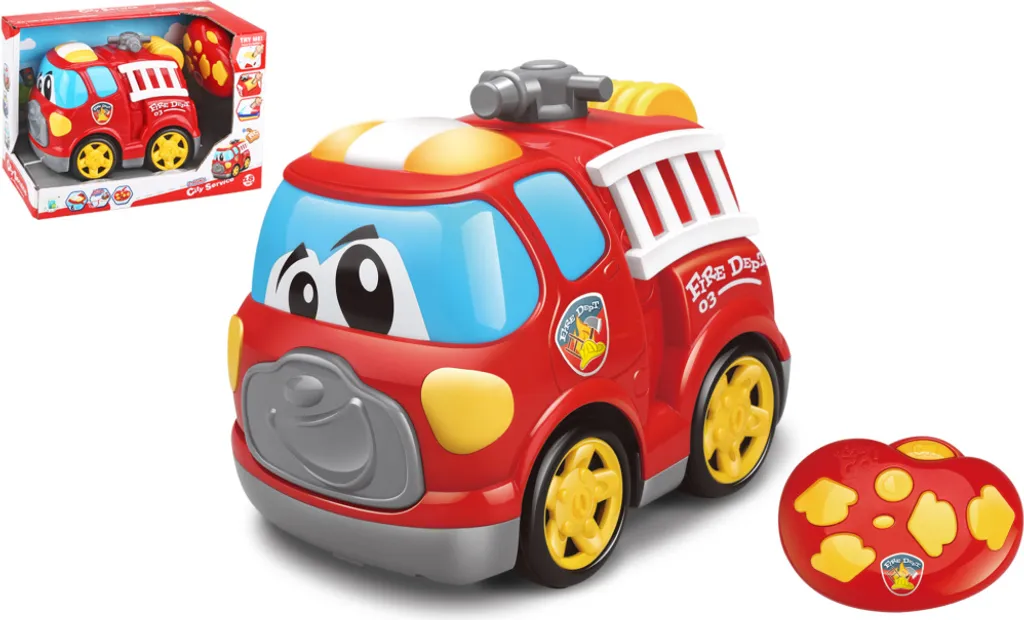Camion de Pompier RC 2.4GHz Kiddy Go - Signal Stable et Précision 19cm