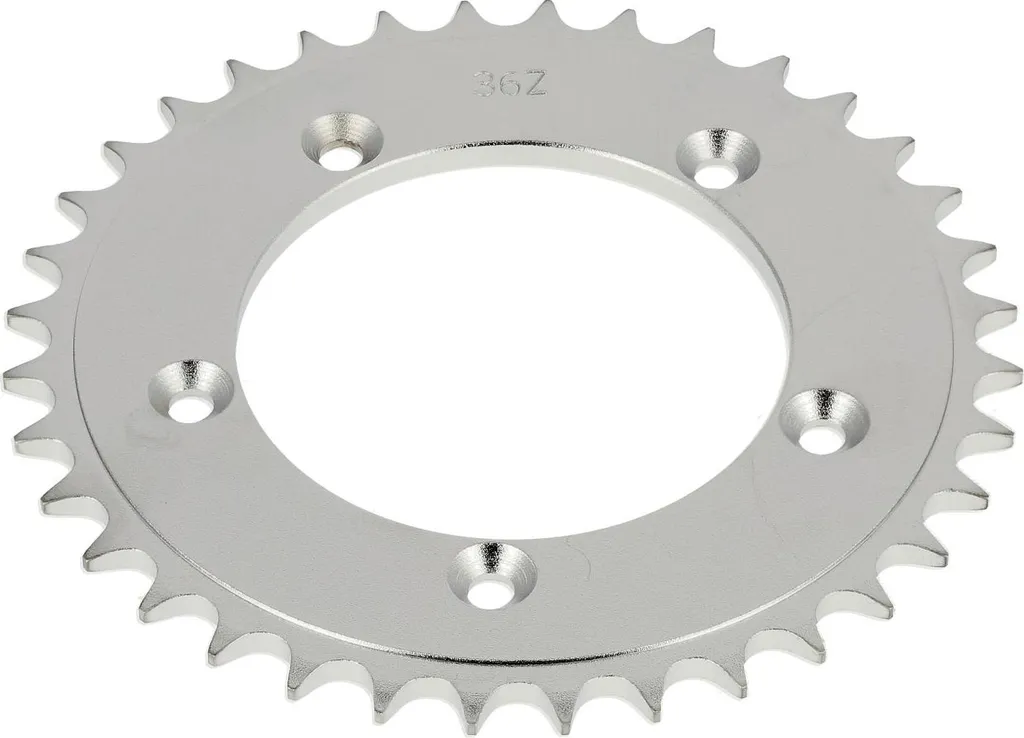 Pignon 36 dents robuste fixation 5 trous compatible modèles TS et SC