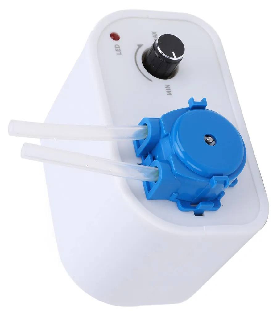 Pompe péristaltique 12V pour dosage de précision en labo de recherche
