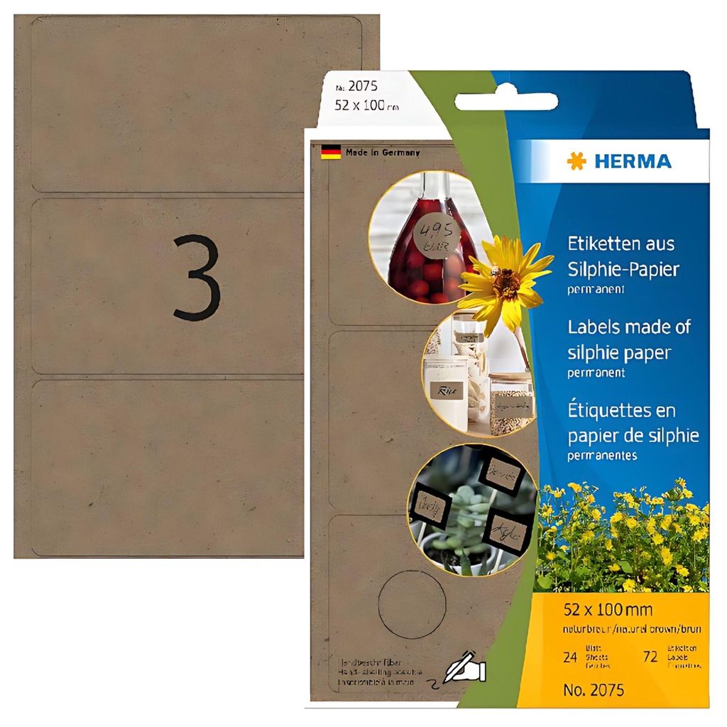 HERMA Büropackung Vielzwecketiketten Silphie 52x100mm