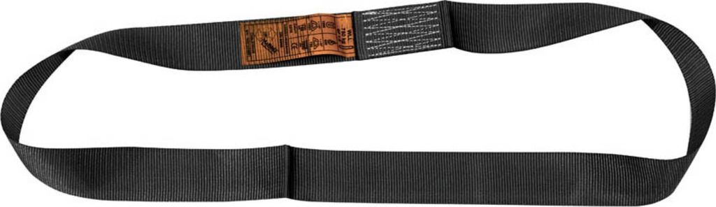 Einweg-Hebeband WLL 750 kg, Länge: 0,6 m, Umfang: 1,2 m, Breite: 48 mm, schwarz von PETEX
