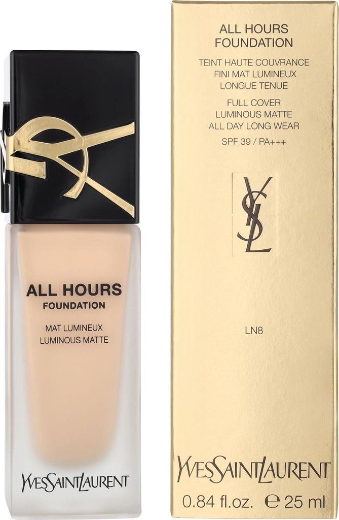 YSL All Hours Foundation SPF20 25ml Light Neutral 8