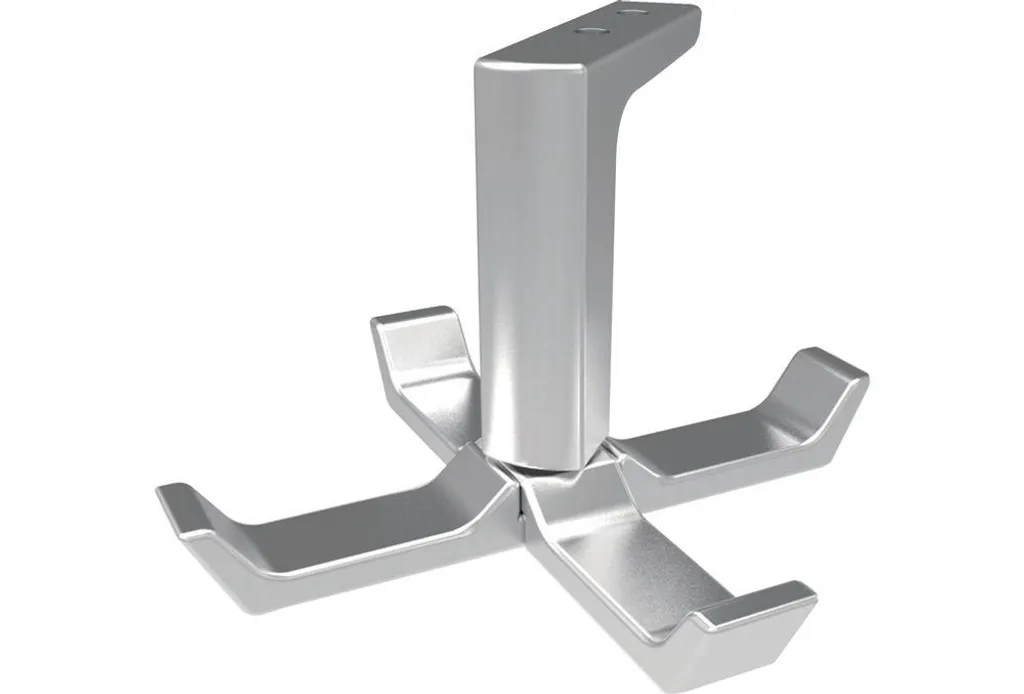 Gancio Soffitto 0201 Hermeta - Fai Da Te Facile Alluminio Argento
