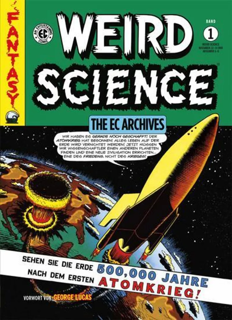 EC: Weird Science Gesamtausgabe 1, l'intégrale BD culte de science-fiction