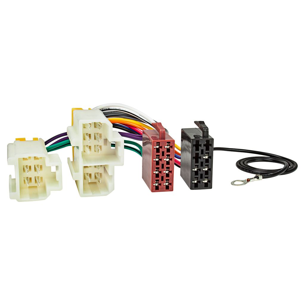 Radio Adapter Kabel kompatibel mit Nissan 100 200 300 Almera Micra Primera bis 2000 auf 16pol ISO Norm