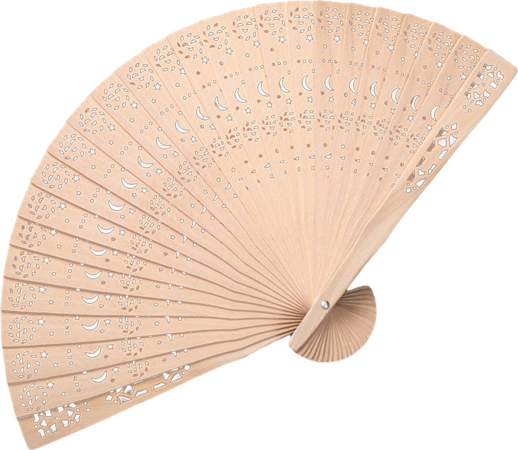 8-Zoll-Sandelholz-Klapp-Fan-Fan Chinesische Stil hohl Ribs Laufstege Tanzperformance Foto Requisiten tragbare Sommer-Holz-Hand-Fan-Fan-Partyzubehö...