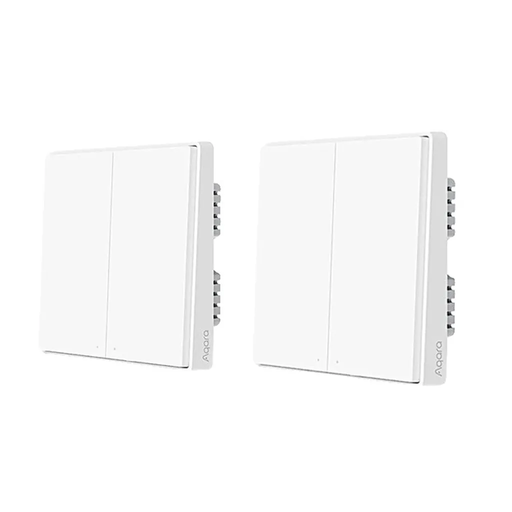 Aqara Smart Switch Neutro 2 Tasti - Design Moderno per Casa Intelligente