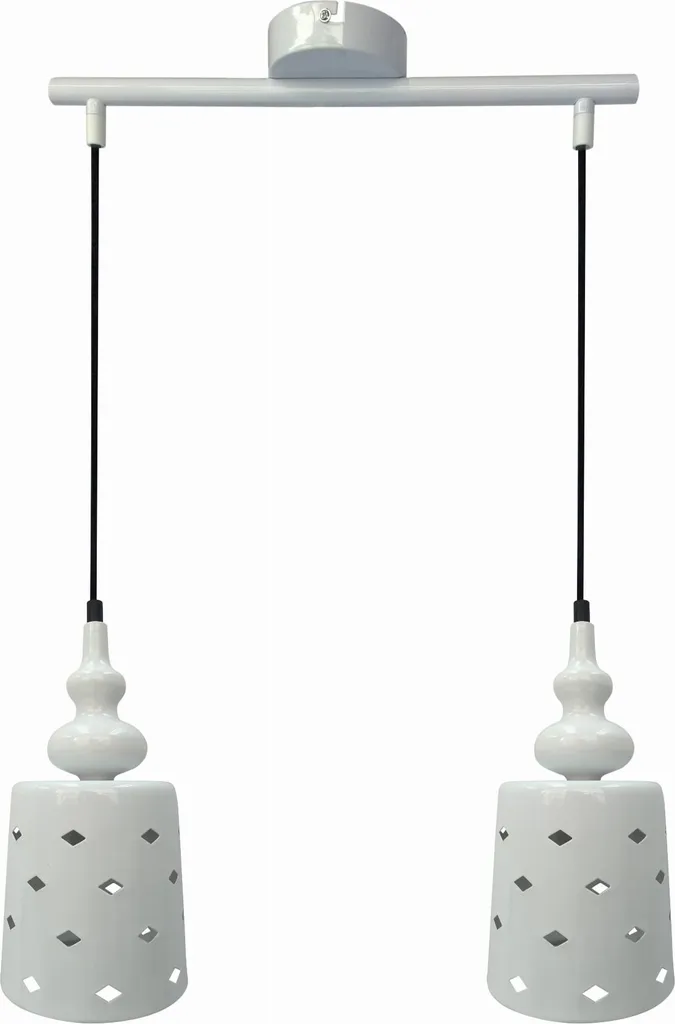 Suspension blanche HAMP Candellux : finissez-en avec les pièces sombres