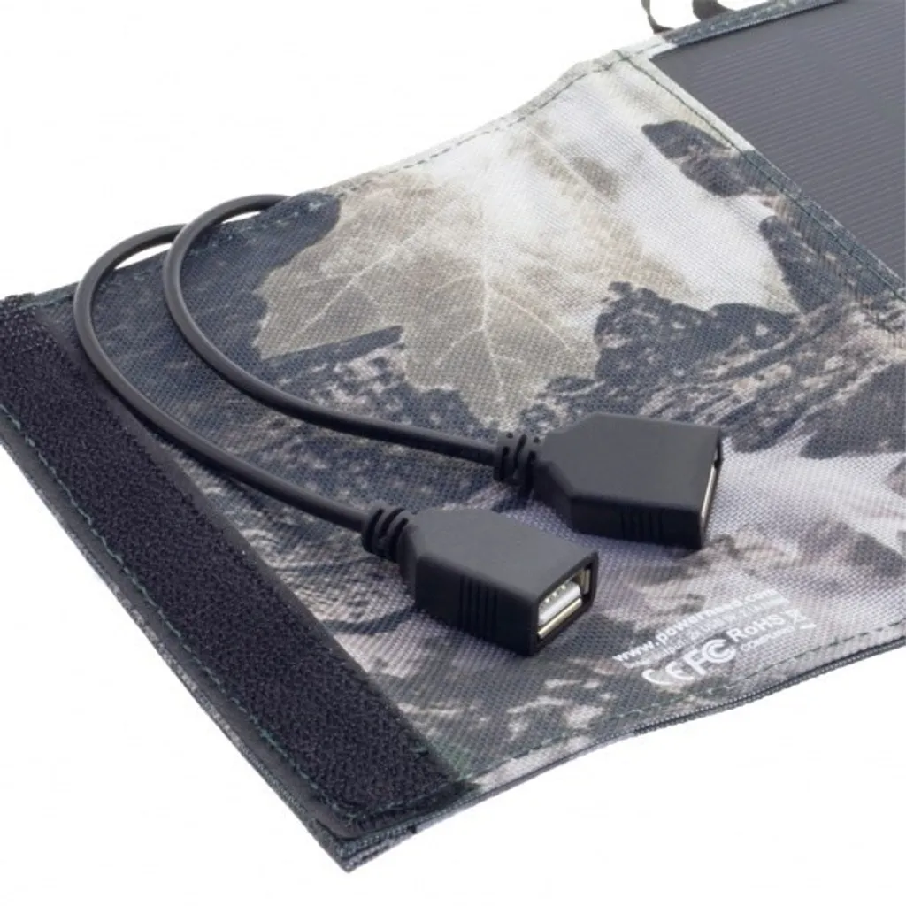 Chargeur Solaire 6W Silicium Haute Performance Powerneed ES-4 Ultra Fin