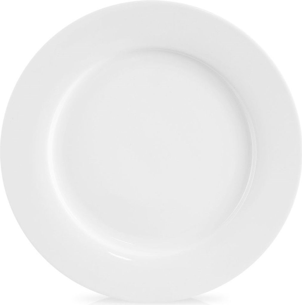 Orion Essteller Speiseteller Flachteller Teller aus Porzellan weiß MONA 27 cm