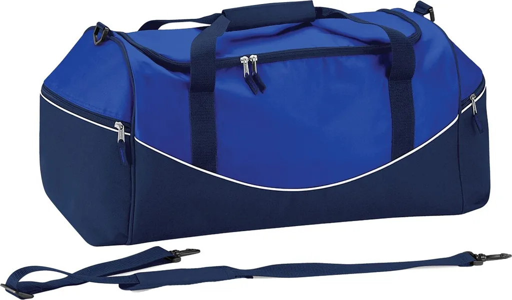 Sac de voyage résistant Quadra PC6276 avec bandoulière - Bleu et Blanc
