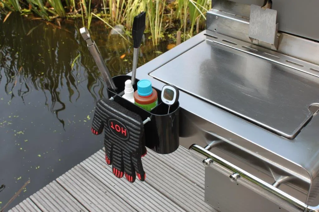 Support de Rangement Barbecue SEECODE avec Fixation Ventouse Puissante