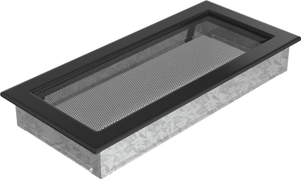 Lüftungsgitter 17x37 schwarz