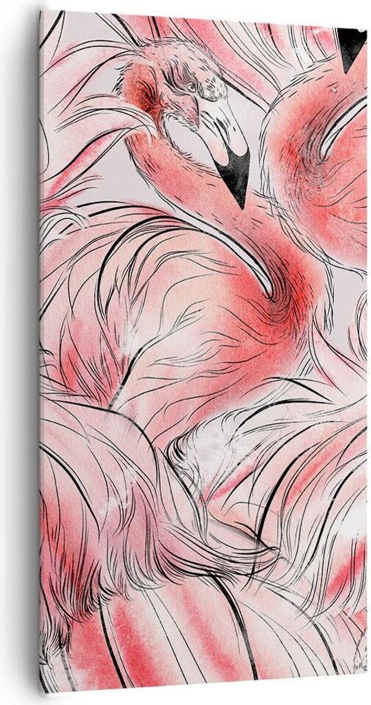 Bild auf Leinwand - Leinwandbild - Einteilig - Flamingo Produktbild 