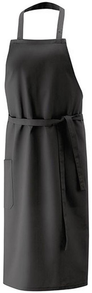 Exner - Latzschürze, Unifarben LT3844 (Einheitsgröße) (Graphit)