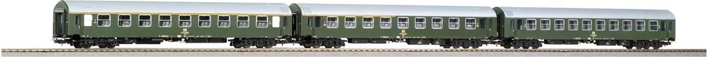 Coffret 3 wagons Piko 58220 pour créer une rame DR IV réaliste en HO