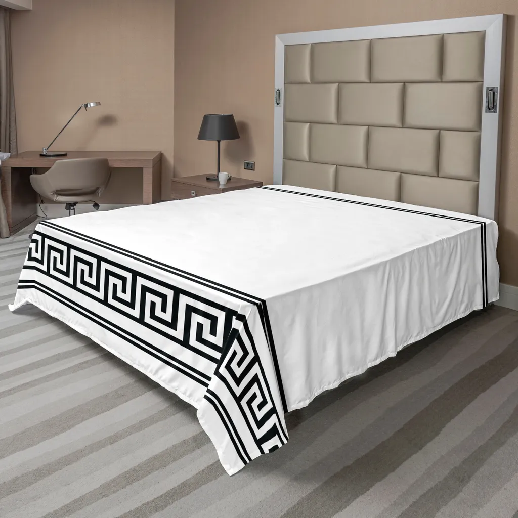 Lenzuolo Decorativo ABAKUHAUS Minimalista Greco Moderno 244x205cm
