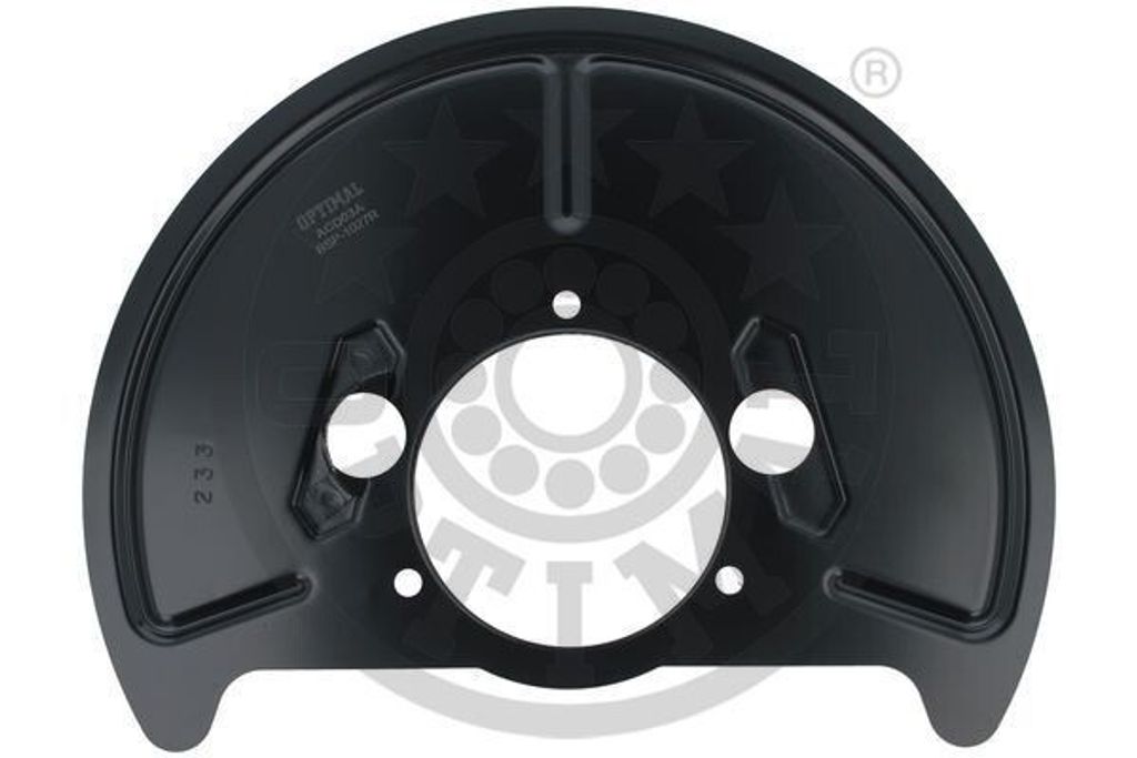 OPTIMAL Spritzblech Bremsscheibe für VW TRANSPORTER III Bus Vorne Rechts BSP-1027R Ankerblech