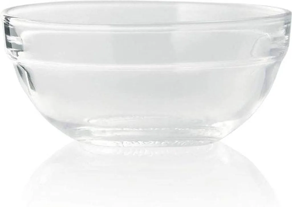 Ensemble de coupes en verre transparent pour salade de fruits et glace