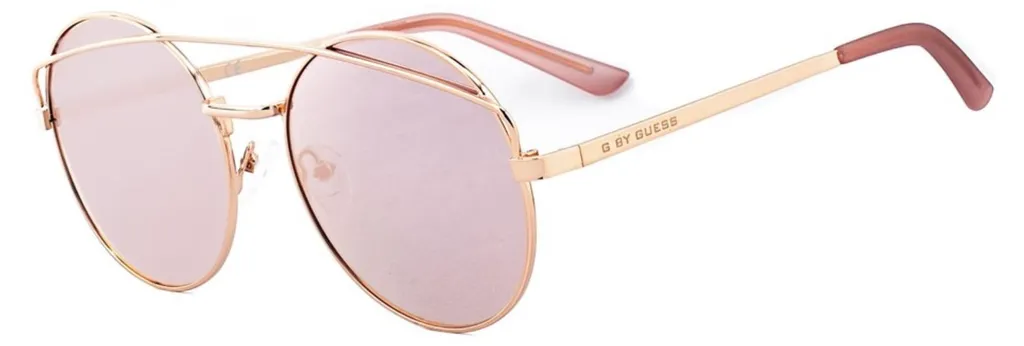 Lunettes de soleil Guess GG1151 28U 58 Doré et Miroir pour Femme Chic