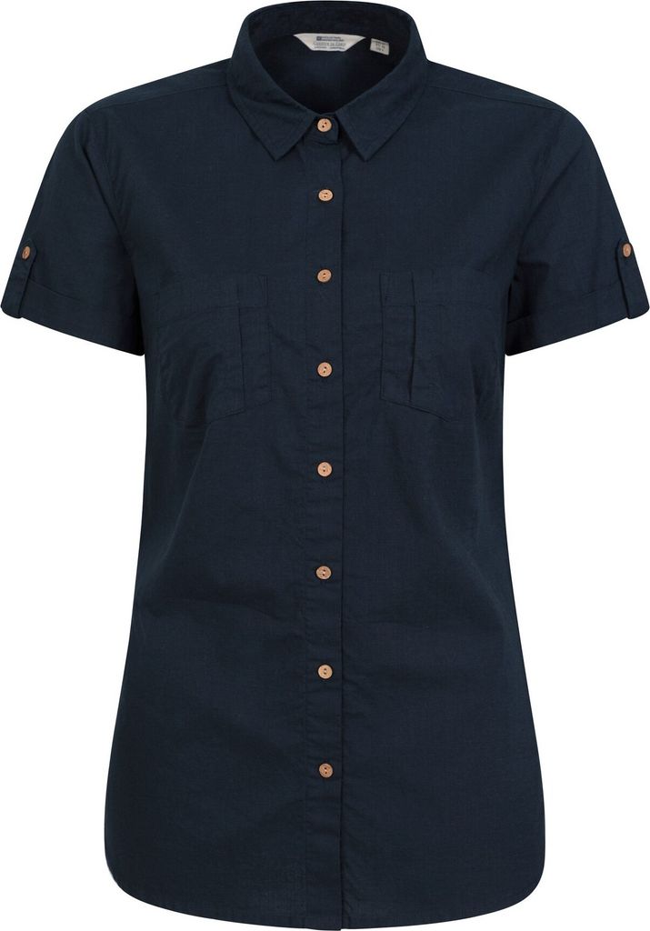 Mountain Warehouse - "Coconut" Hemd für Damen kurzärmlig MW2082 (38 DE) (Dunkelblau)