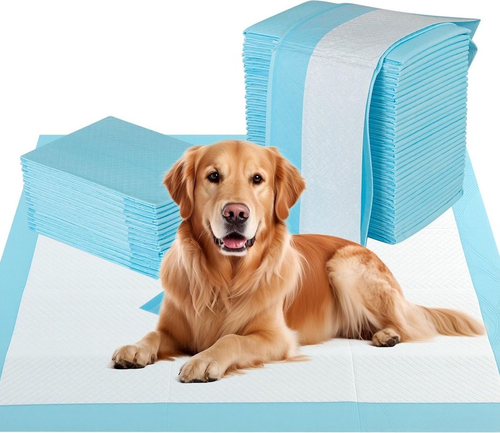 Welpen-Trainingspads, auslaufsicher, 90 x 90 cm, 100er-Packung