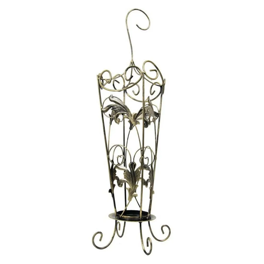 Grand porte-parapluie Jasper 75 cm en métal robuste et finition mate