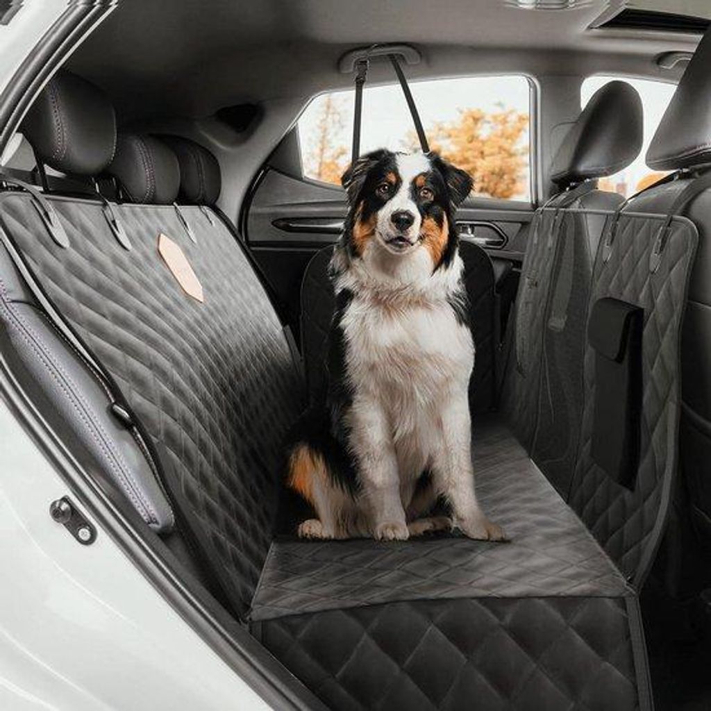 Hundedecke Auto Wasserabweisend SeitenSchutz Sichtfenster Kratzfest
