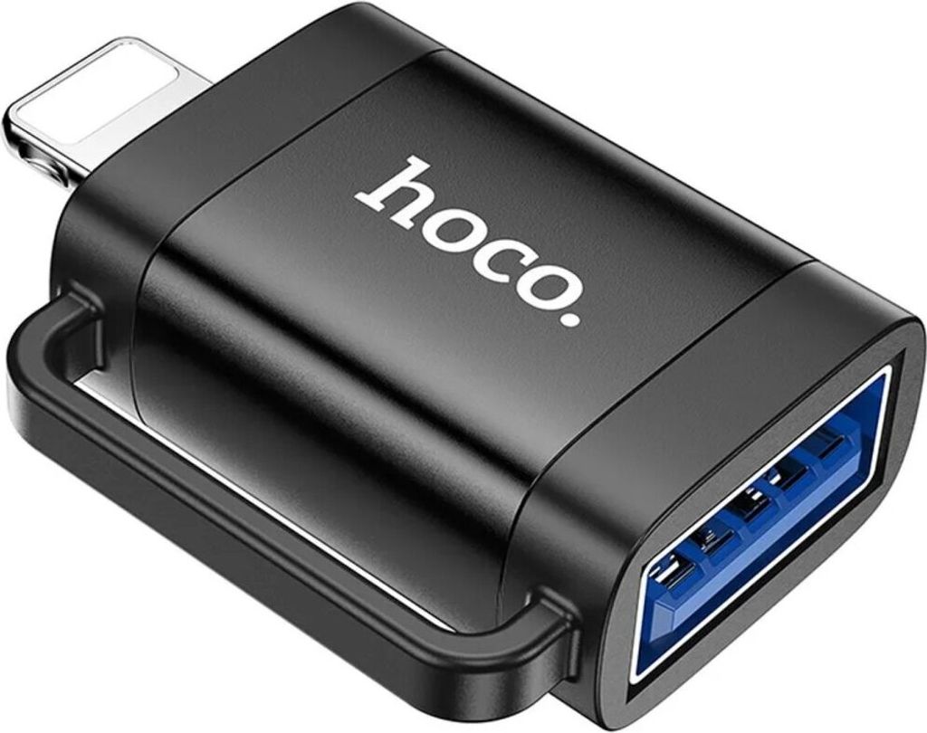 HOCO OTG Lightning (Stecker) auf USB A (Buchse) Adapter UA31A schwarz
