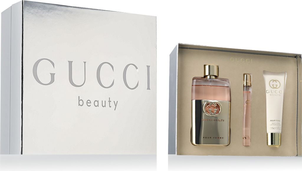 Gucci Guilty Pour Femme EDT 90 ml + EDT MINI 10 ml + BL 50 Zdjęcie produktu 